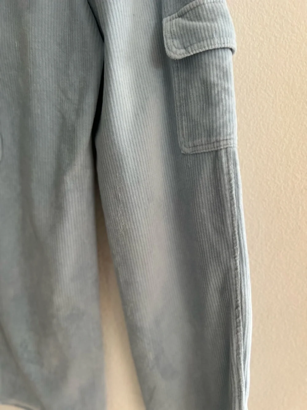 Cat & Jack Light Blue Corduroy Cargo Joggers - Picture 10 of 10
